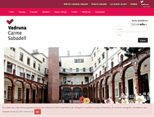 Tablet Screenshot of escoladelcarme.com